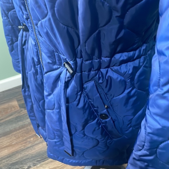 French connection navy blue quilted jacket small - Picture 3 of 6